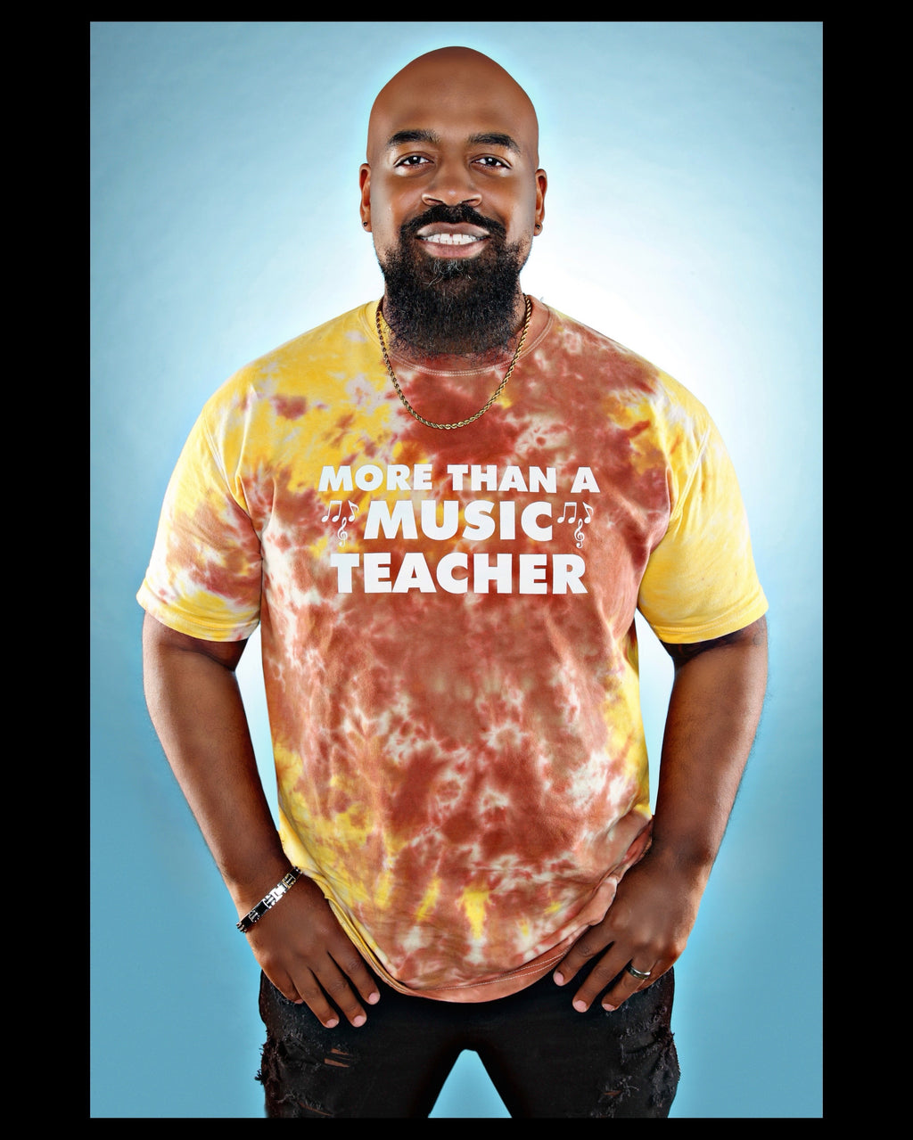 More Than A Music Teacher Custom Tie Dye T-Shirt