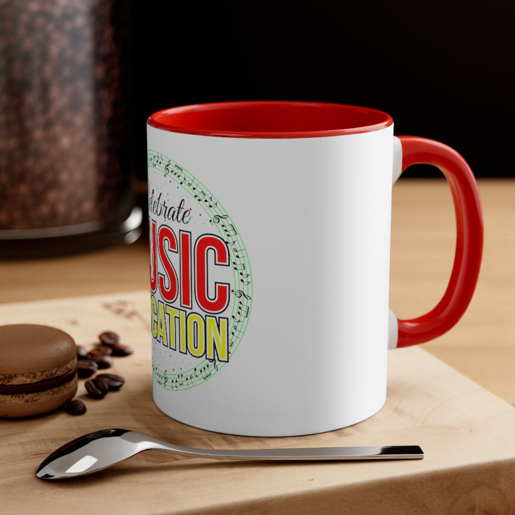 Celebrate Music Education 11oz Coffee Mug