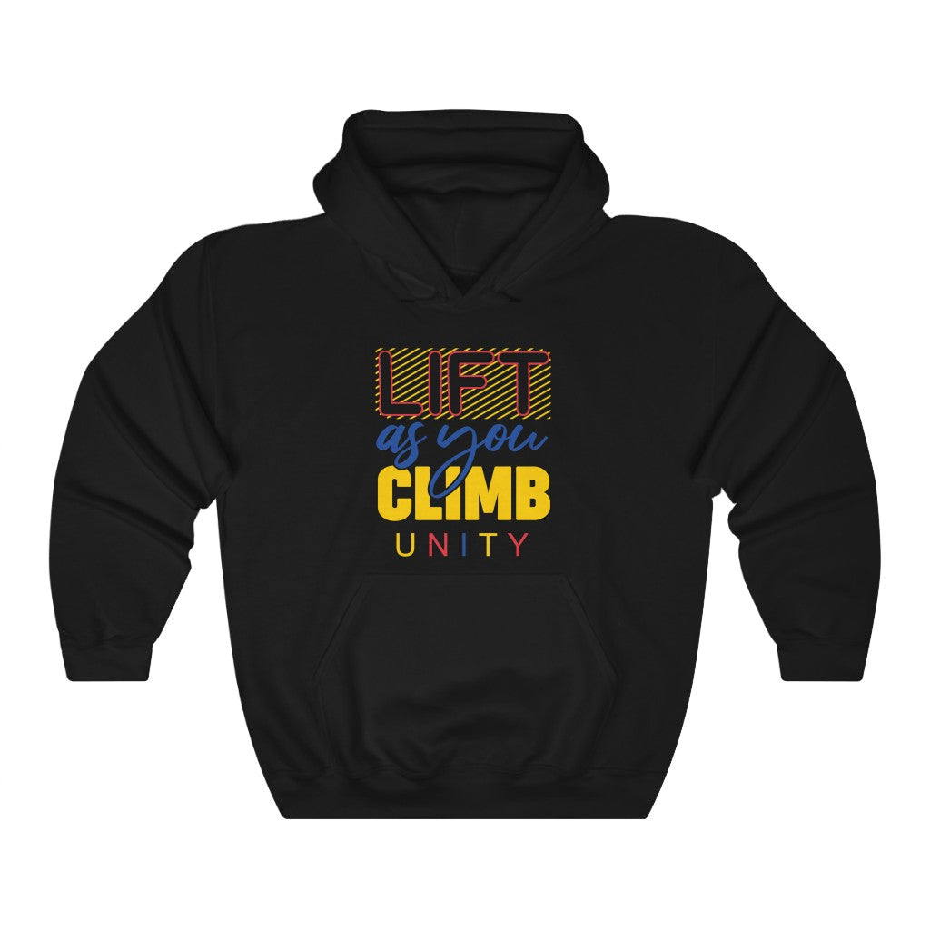 Lift As You Climb: Unity Unisex Heavy Blend™ Hooded Sweatshirt